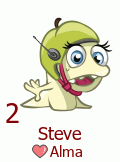 2. Steve Alma 2. Steve Alma