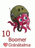 10. Boomer Gránátalma 10. Boomer Gránátalma